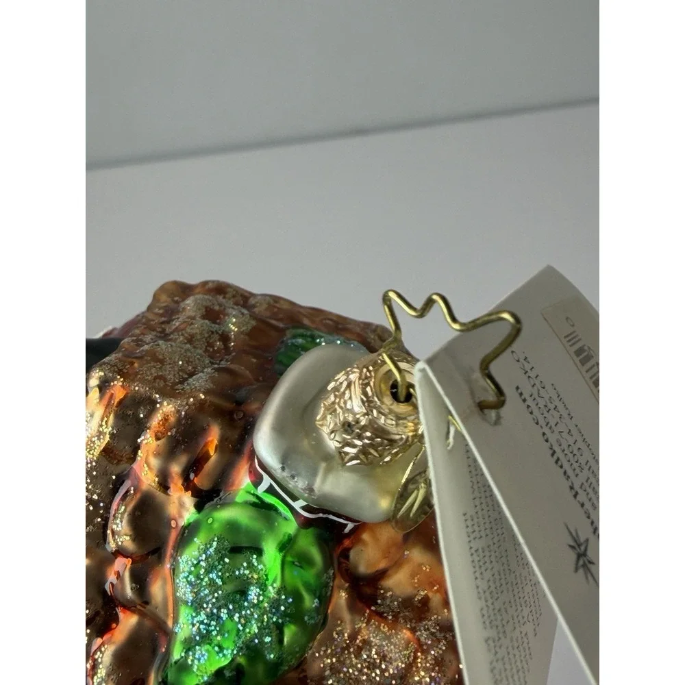 Christopher Radko Core of‎ Knowledge Ornament Apple School Christmas Blown Glass